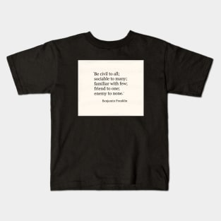 Famous Quotes Collection 15 Kids T-Shirt